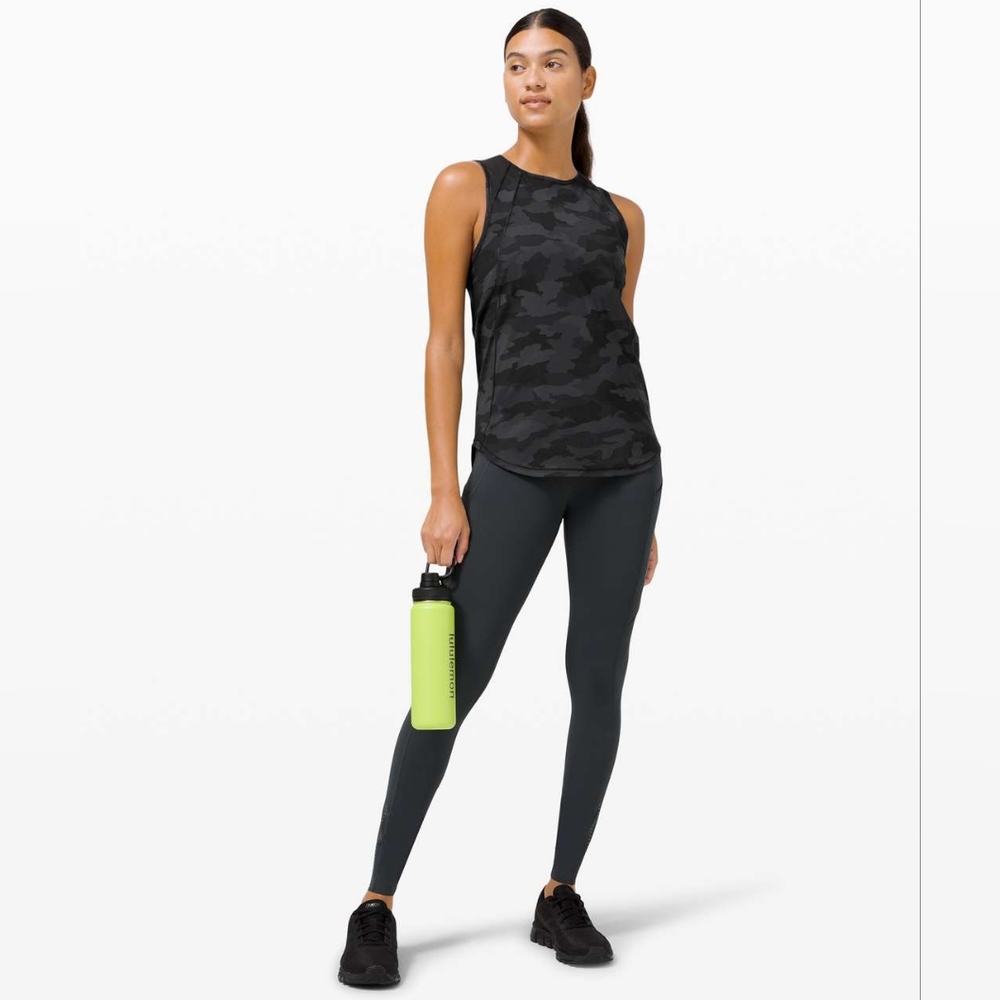Lululemon Sculpt TankHeritage 365 Camo Deep Coal Multi / Black NWT Size 0